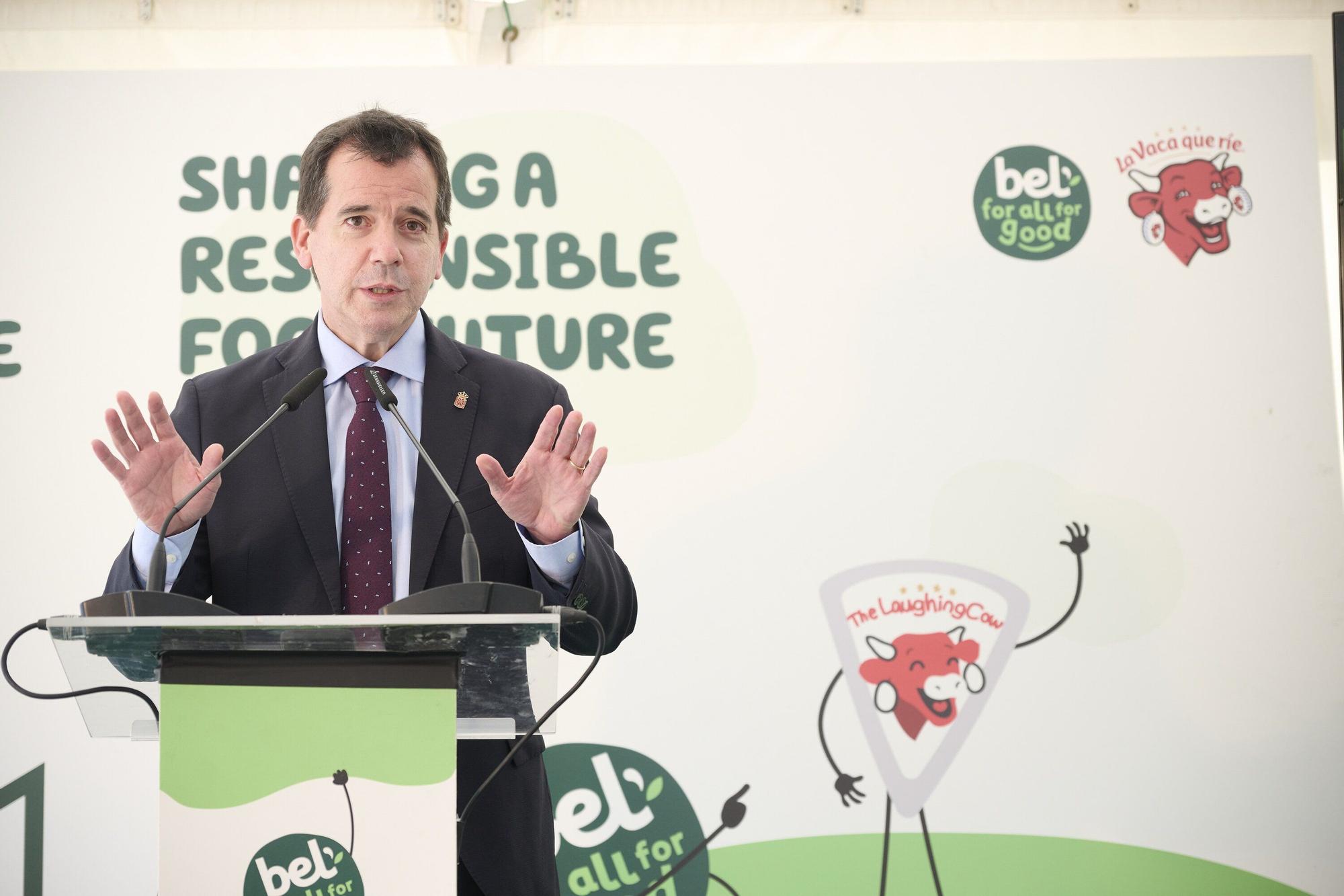 Fotos de la visita a la fábrica en Iraizotz de Grupo Bel