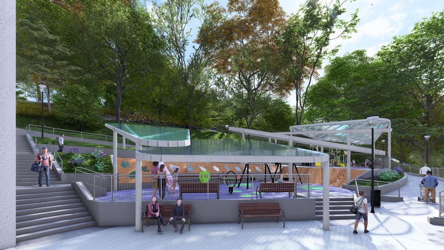 El parque infantil de Altamira tendrá cubierta