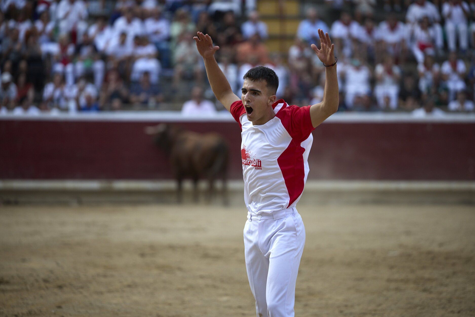 Fotos del concurso de recortadores de fiestas de Tafalla
