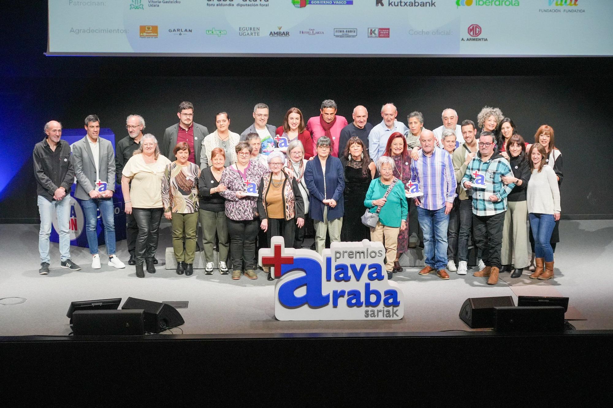 En imágenes: Así ha sido la entrega de los Premios +Álava Sariak