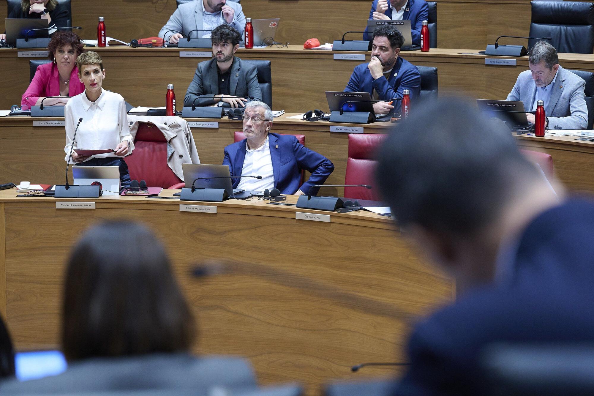 Fotos del pleno del Parlamento de Navarra (jueves 25 de septiembre de 2025)