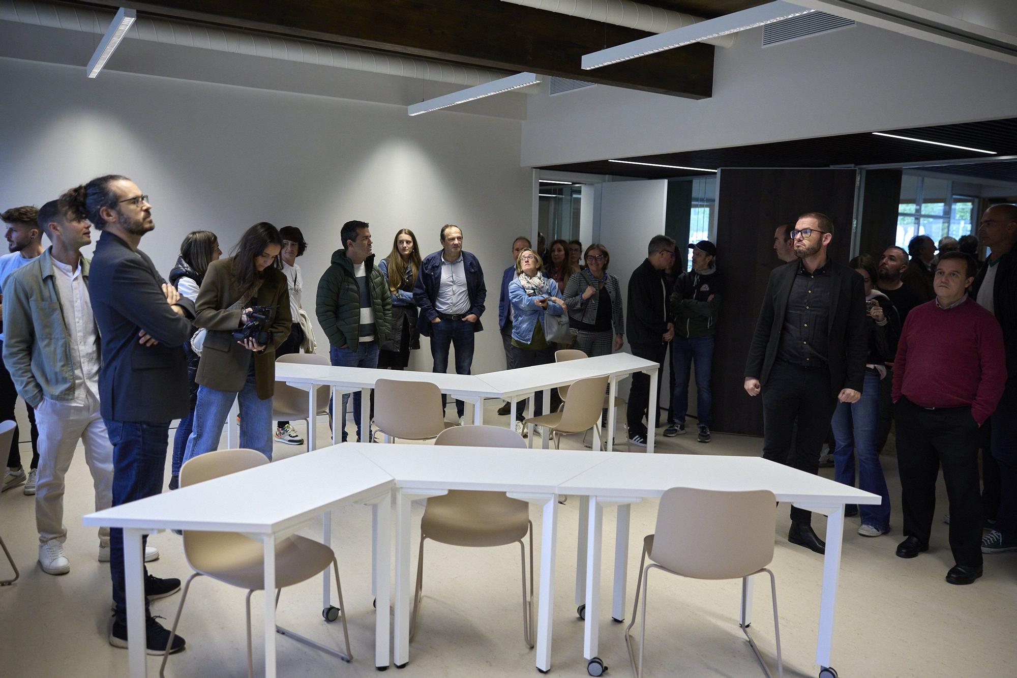Inauguración del edificio destinado  a espacio joven del Ayuntamiento del Valle de Aranguren