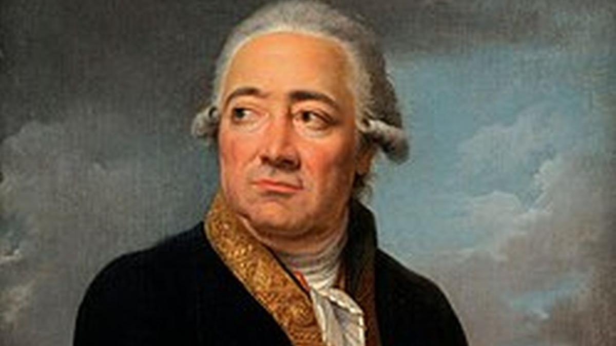 Retrato de José Domingo de Mazarredo  por Jean François-Marie Bellier, obra que se visita en el Museo Naval de Madrid.
