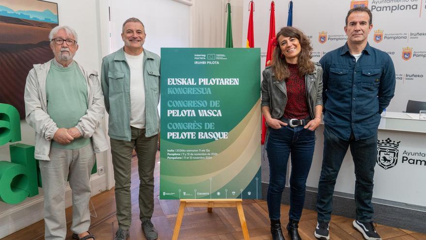 Pamplona presenta el primer Congreso Internacional de Pelota Vasca: fechas y cómo apuntarse gratis