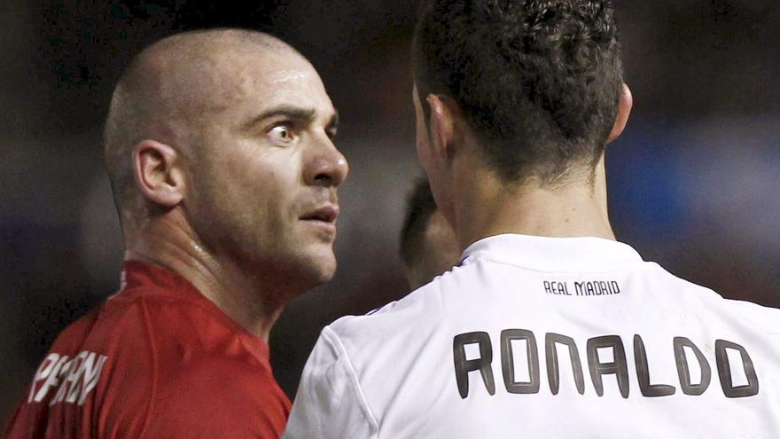 Pandiani y la mirada que 'fulminó' a Cristiano Ronaldo: "Fui a imponer un poco de respeto"