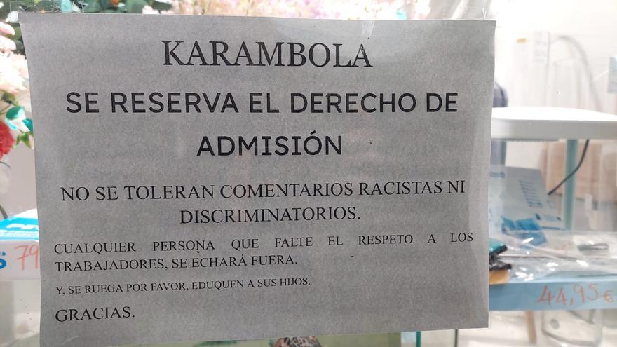 Un bazar de Zarautz dice basta a los comentarios racistas: "Por favor, eduquen a sus hijos"