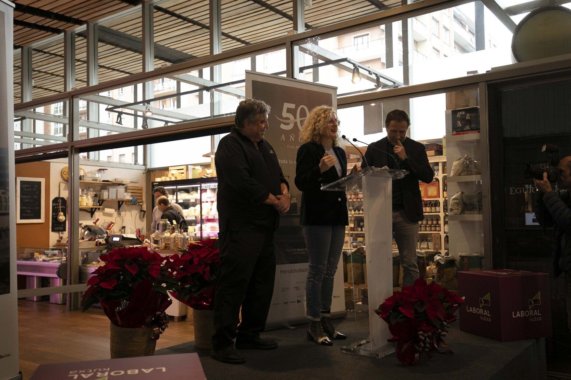 En imágenes: El Mercado de Abastos de Vitoria celebra su 50 aniversario