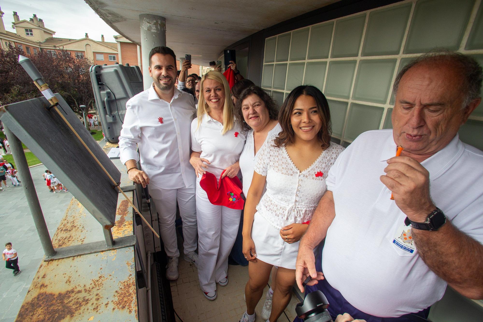 Fotos del cohete de fiestas de Zizur 2025