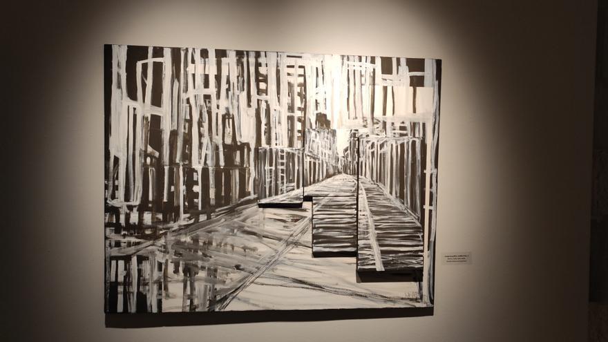 Iñaki Rifaterra aúna litografía y pintura a la sombra del Gustavo de Maeztu