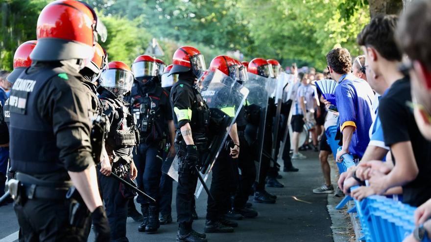 Gurea Da condena la "violenta y desproporcionada" actuación policial en Mendizorrotza y exige medidas al club