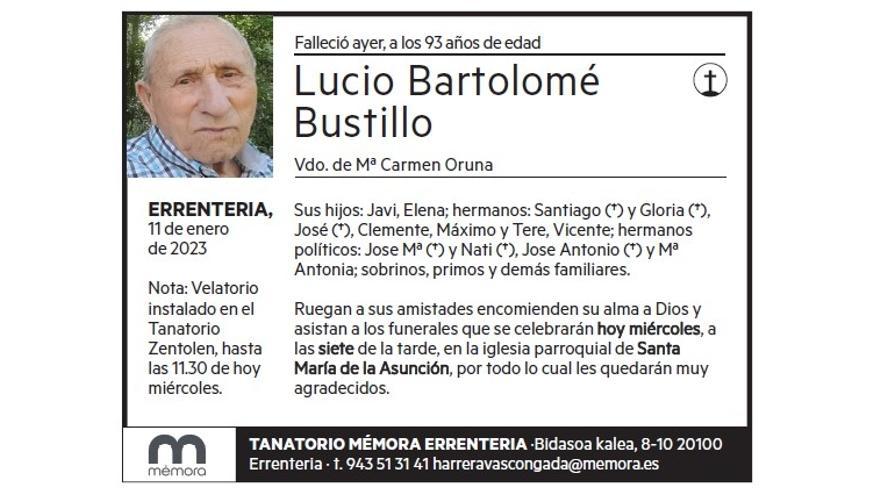 LUCIO BARTOLOME BUSTILLO