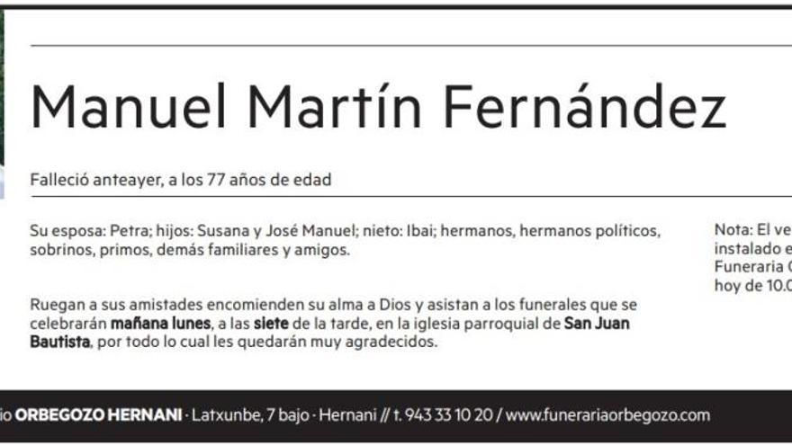 Manuel Martín Fernández
