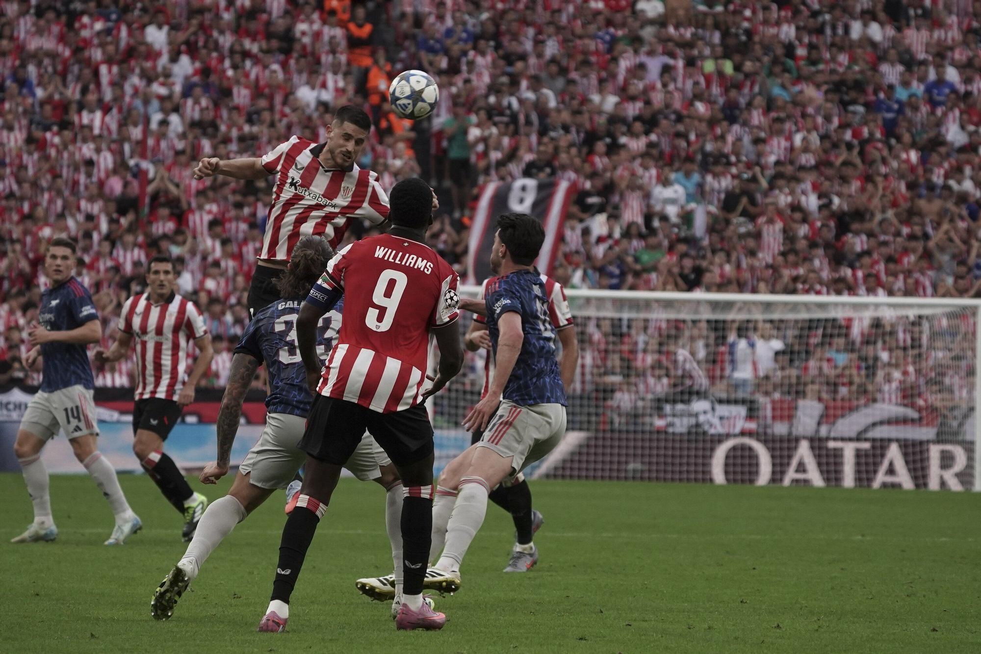 El Athletic-Arsenal, en imágenes