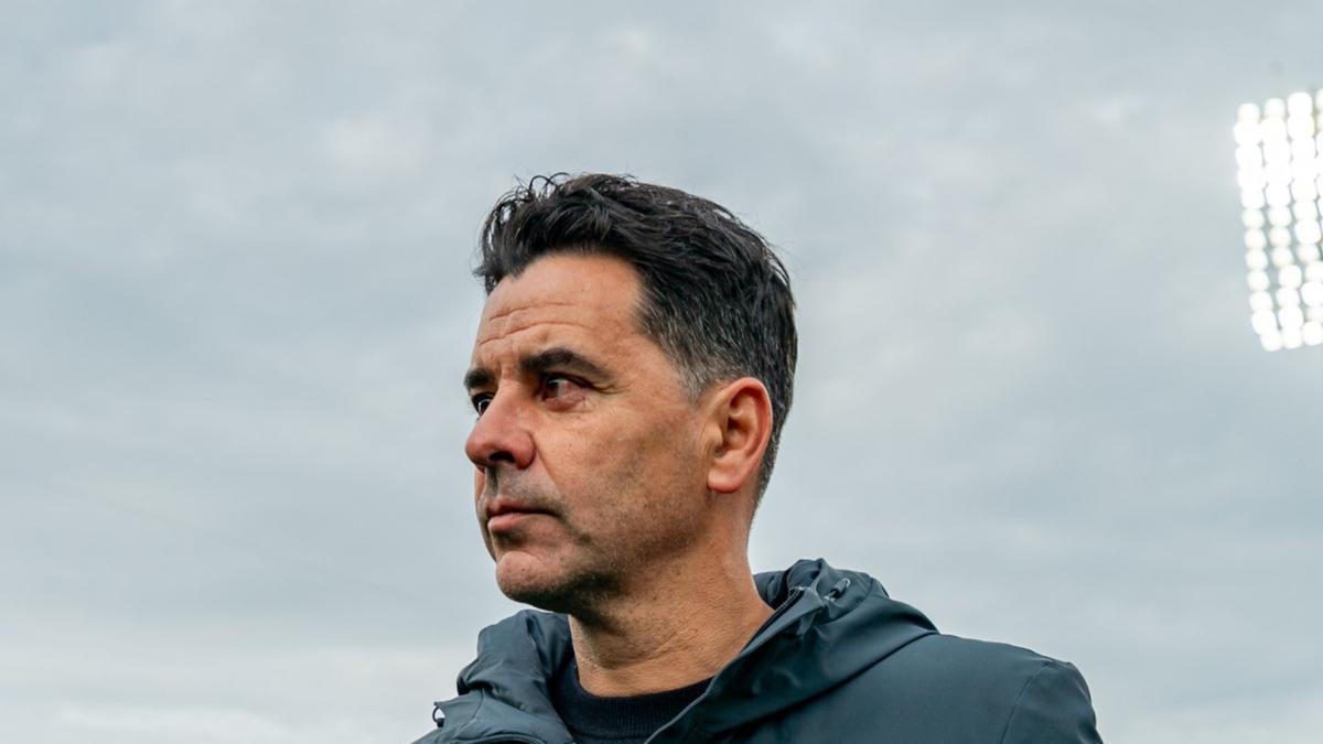 Míchel, técnico del Girona.