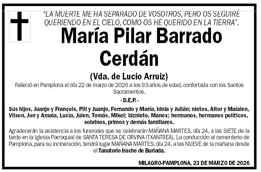 María Pilar Barrado Cerdán