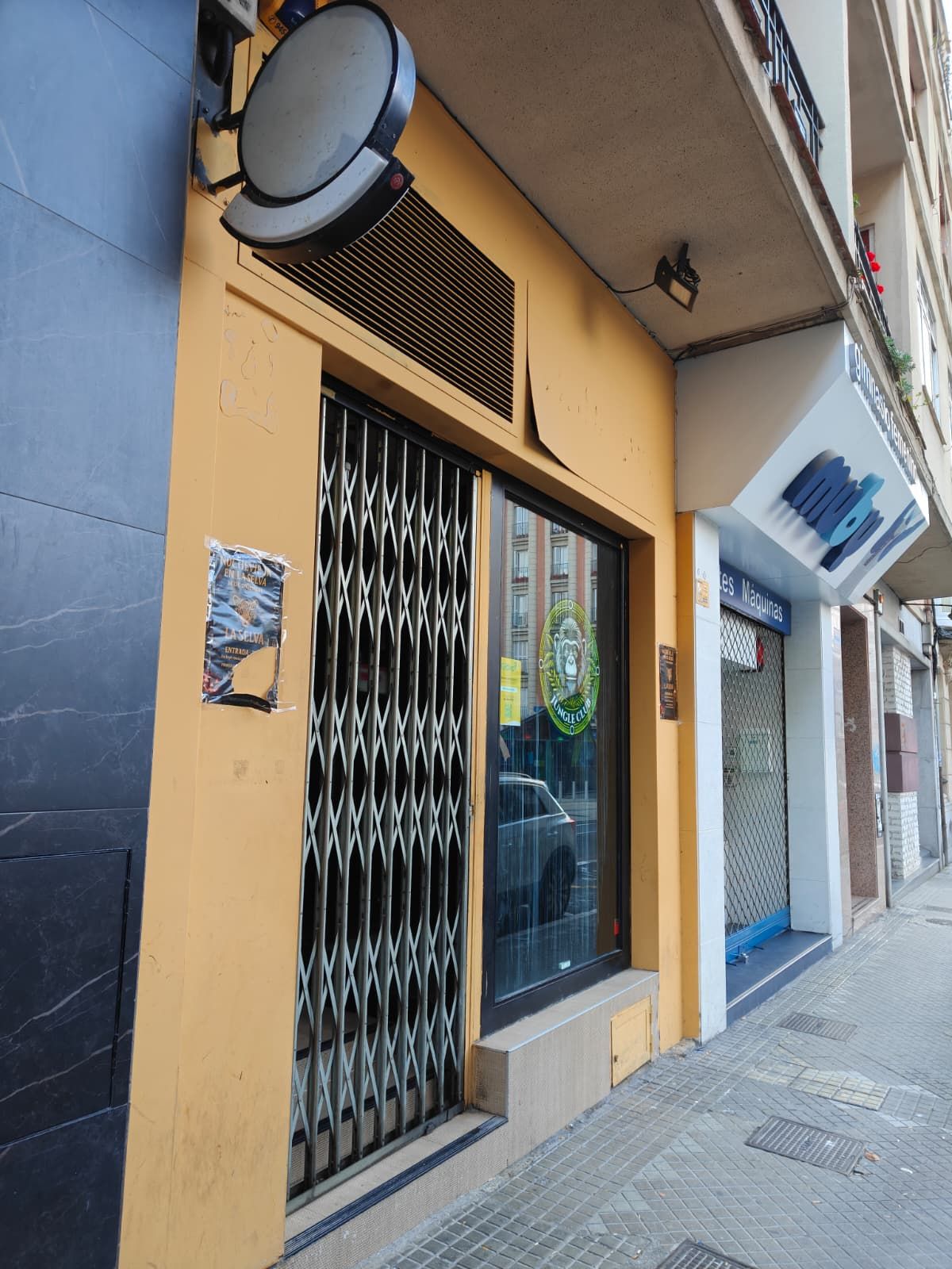 Local en el que se ha producido la agresión con un punzón a un hombre