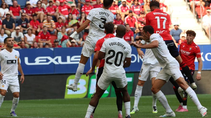 Fotos del gol de Ante Budimir ante el Valencia