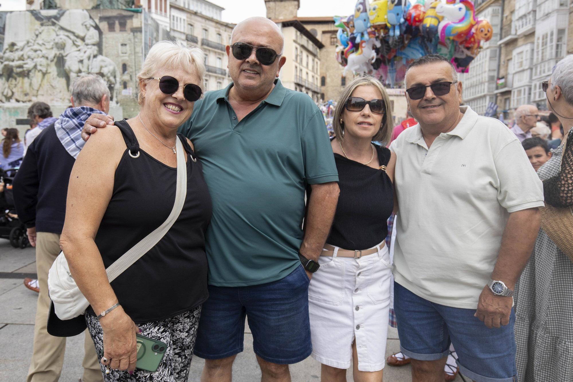 En imágenes: La fiesta continúa en las calles de Gasteiz este 6 de agosto