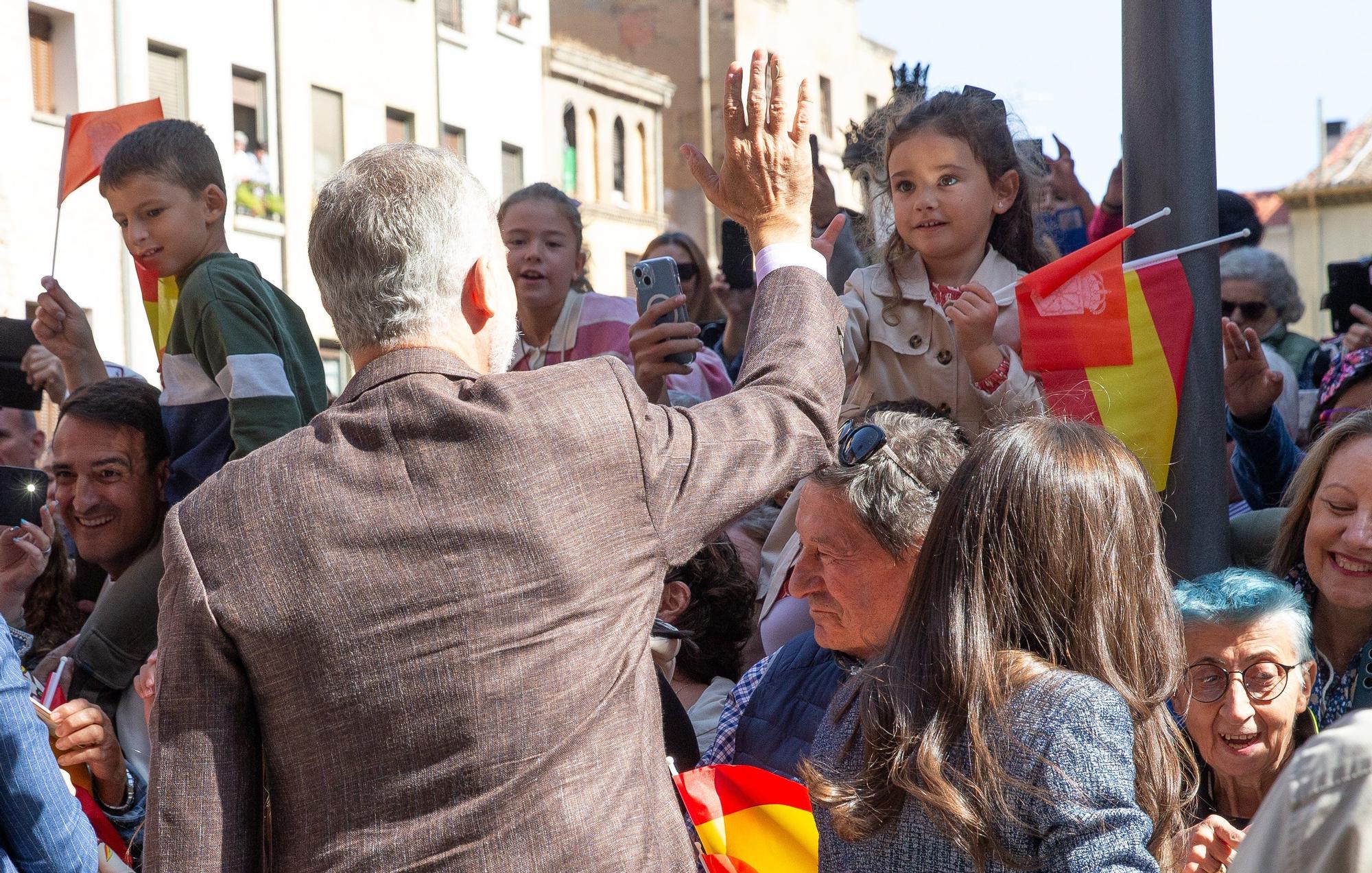 Fotos de la visita de los Reyes a Olite y Tudela