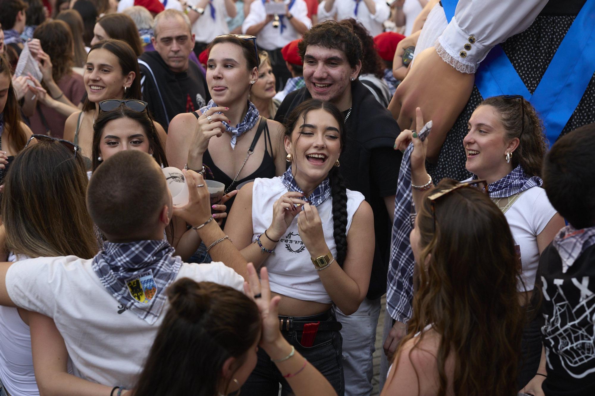 Fotos del chupinazo de la Rochapea