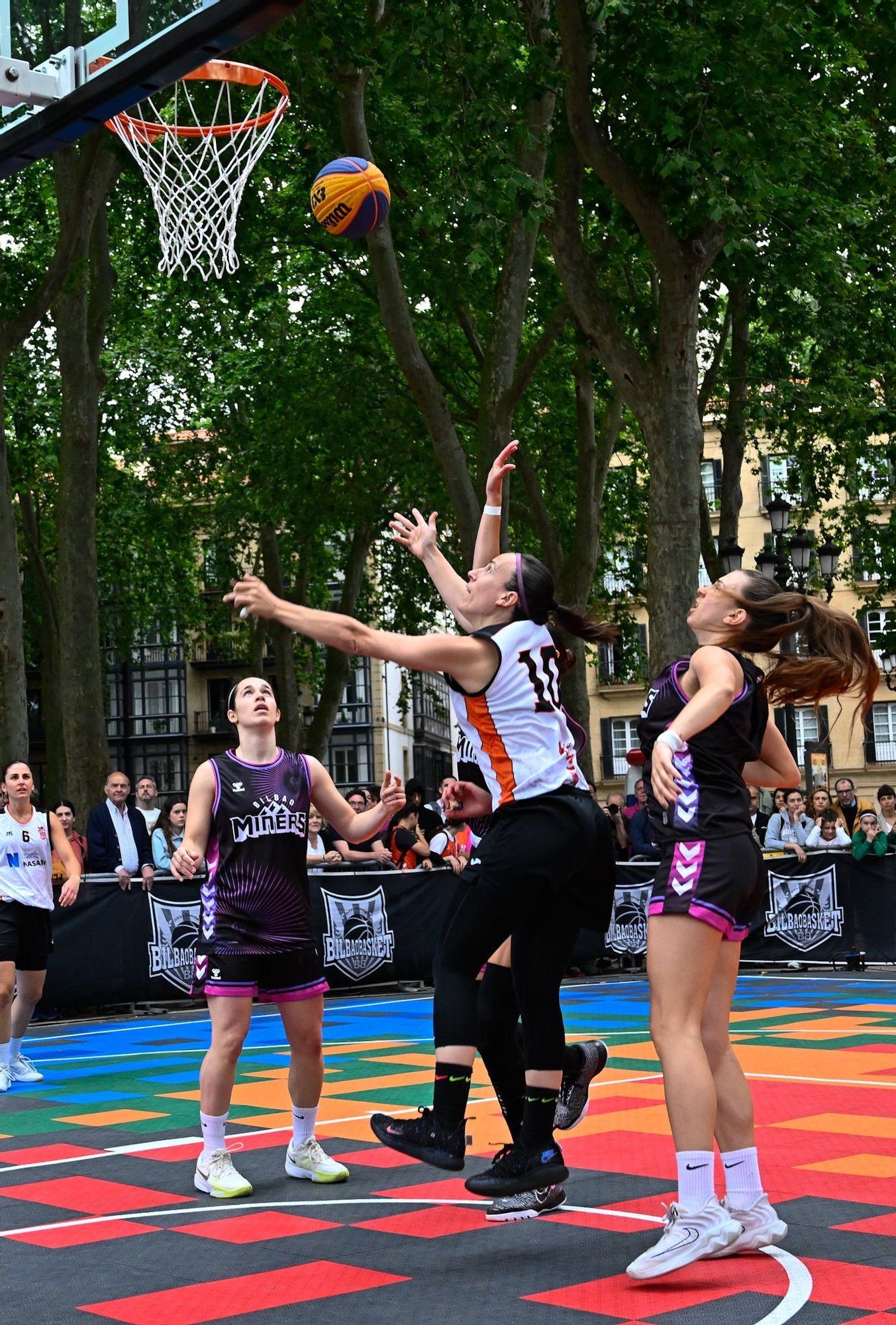 En imágenes: Bilbao se sube al carro del baloncesto 3x3