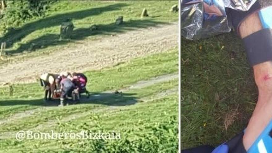 Herido un montañero de 39 años tras sufrir  una caída en el monte Kolitza