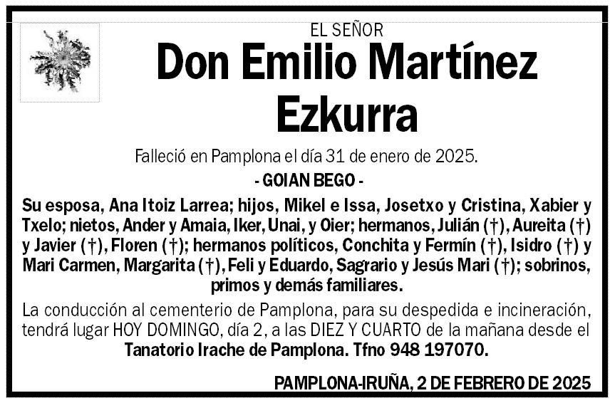 Emilio Martínez Ezkurra
