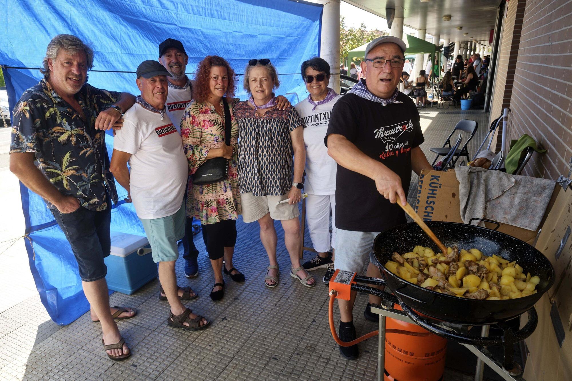 Fotos de los calderetes de Buztintxuri
