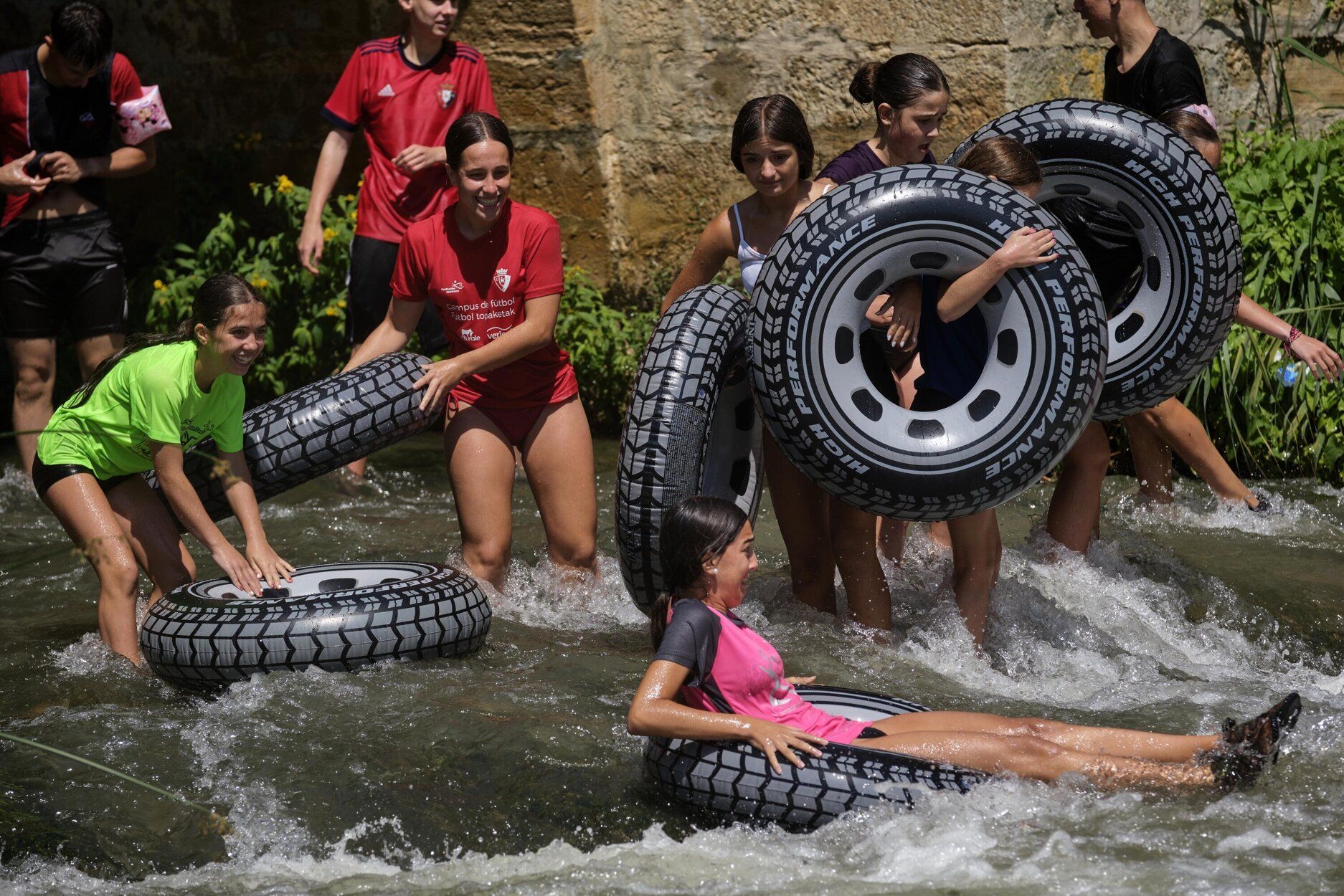 Fotos del inicio de las fiestas de Estella-Lizarra