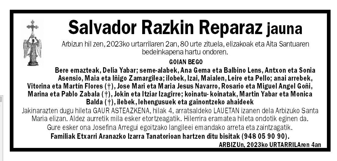 Salvador Razkin Reparaz