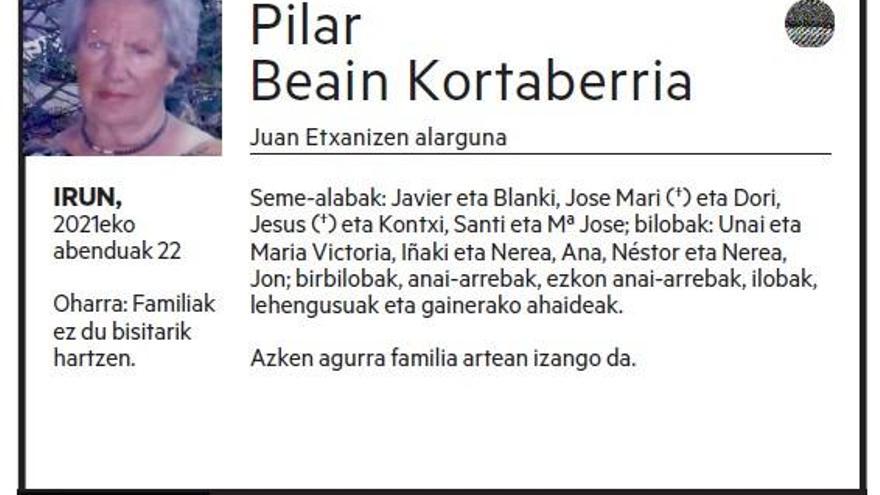 Pilar Beain Kortaberria