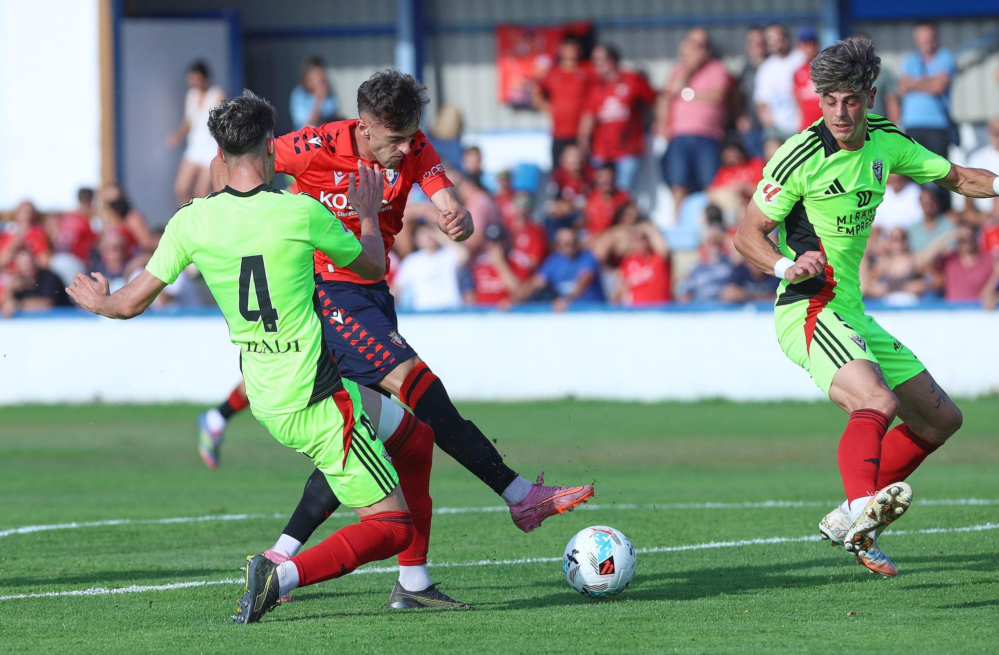 Osasuna logra en Tafalla su primer triunfo de pretemporada