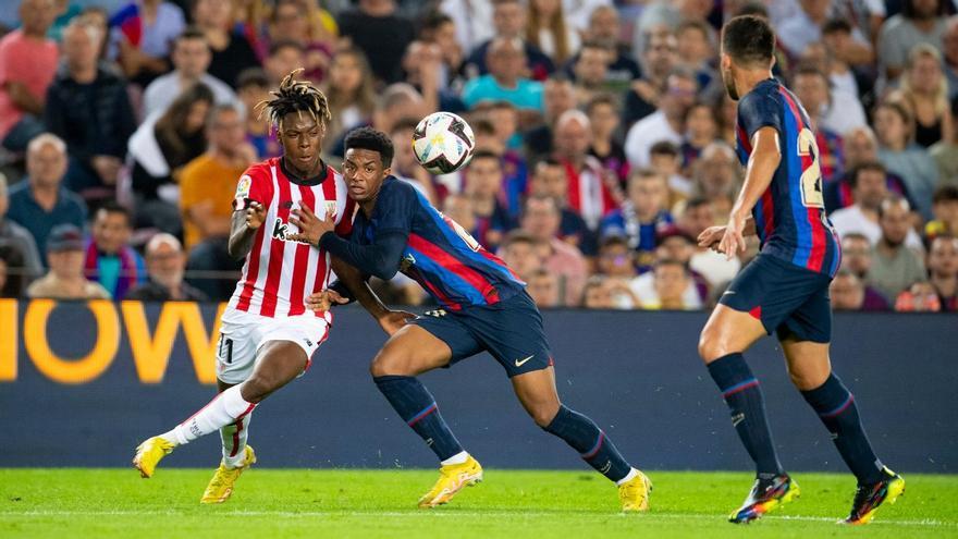 Los nueve jugadores del Athletic que no habían nacido en la última victoria en el Camp Nou