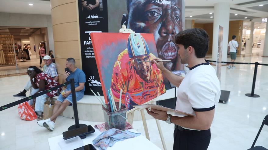 Alfonso Silván homenajea a Miguel Induráin