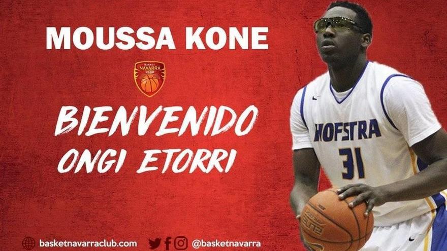 Moussa Kone, centímetros y movilidad para la pintura navarra