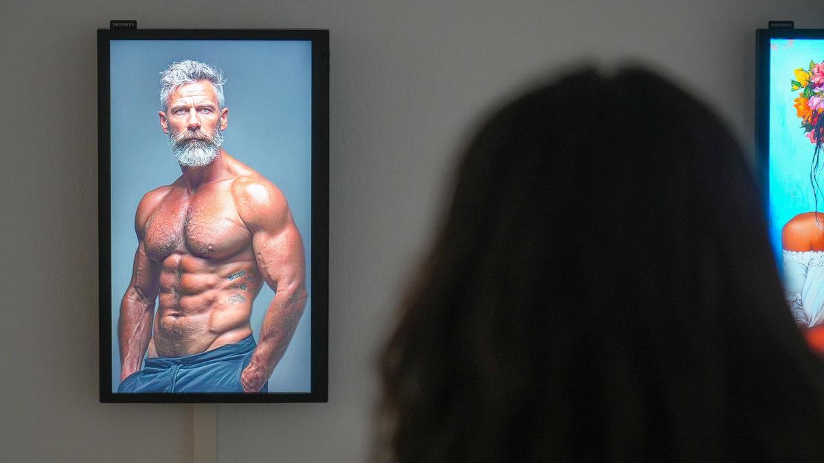 En imágenes: La exposición ‘¿Puede la Inteligencia Artificial ser feminista?’ en Montehermoso