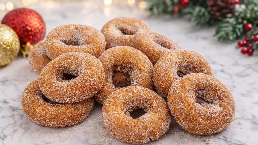 Receta para poner el broche a la Navidad: Rosquillas con turrón de Jijona