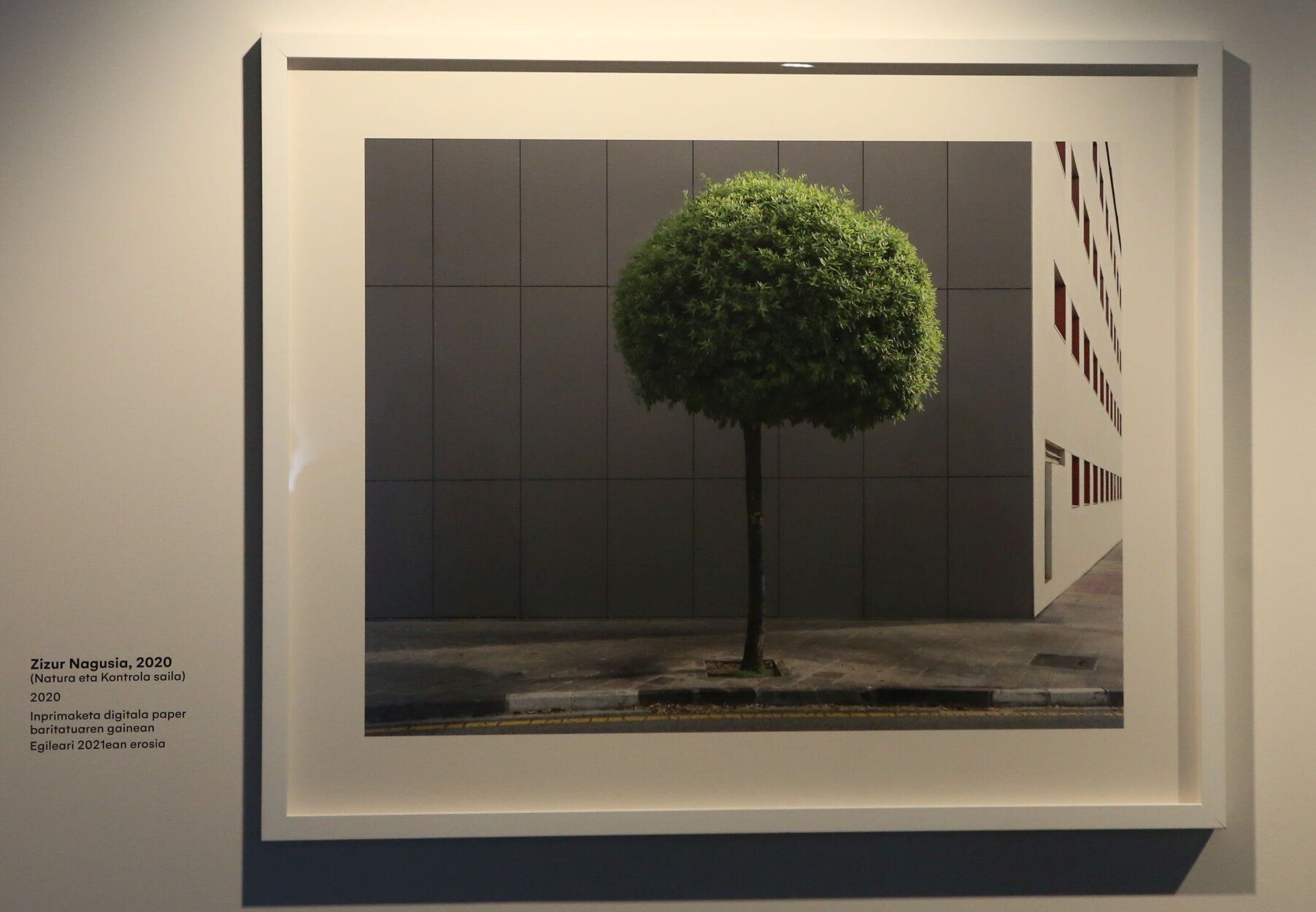 La obra &#039;Zizur Mayor&#039; del artista Carlos Cánovas.