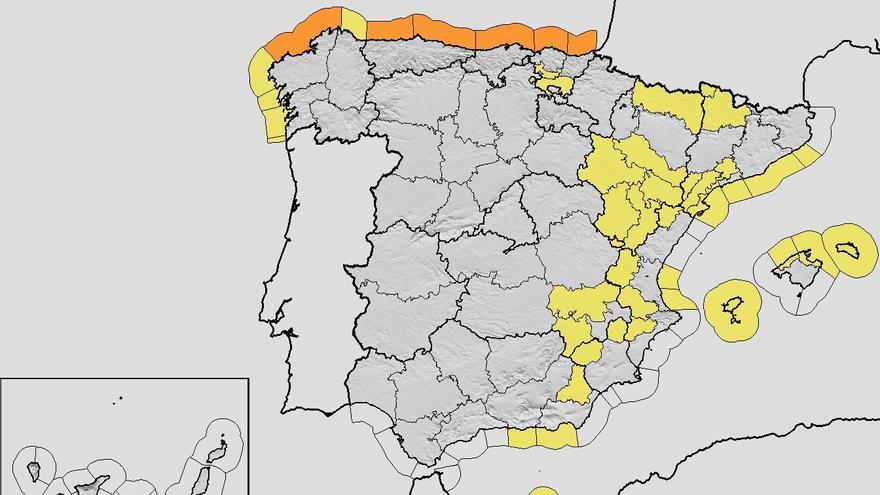 Goretti, la nueva borrasca que pone en alerta por olas, viento y lluvia el norte peninsular a partir del jueves