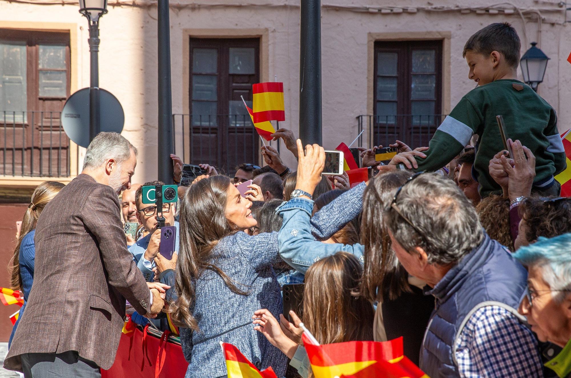 Fotos de la visita de los Reyes a Olite y Tudela