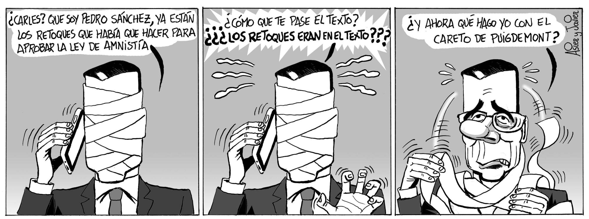 La tira de Asier y Javier del jueves 15 de febrero
