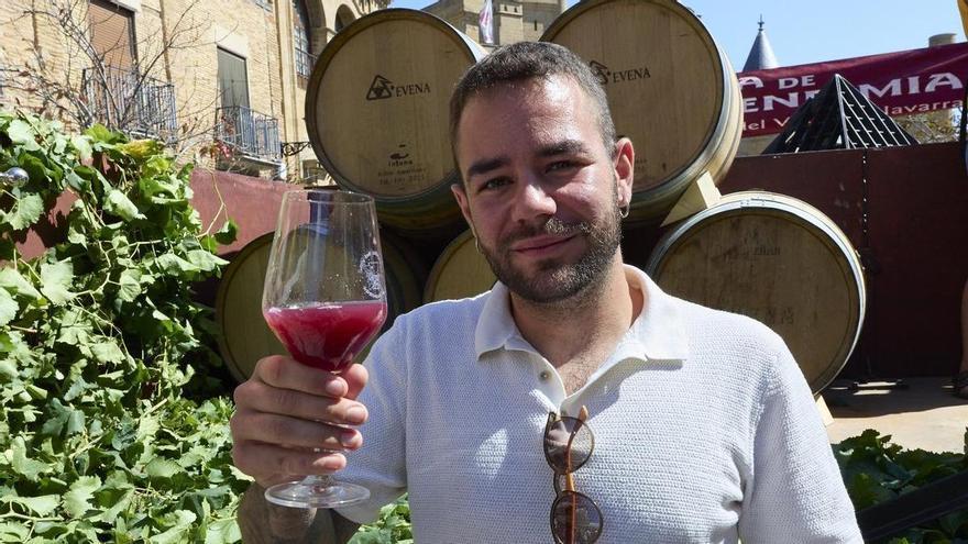 El influencer ‘Urrapetito’, pregonero de la fiesta del vino en Olite