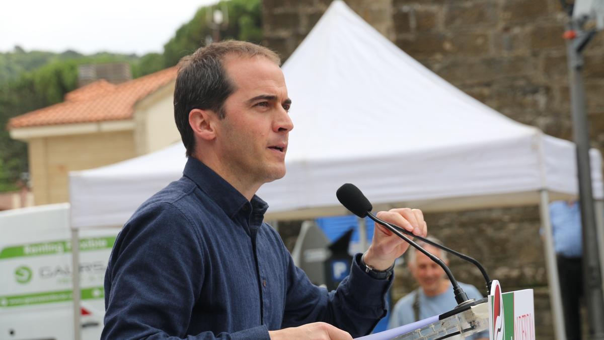 El presidente del Bizkai Buru Batzar, Iñigo Ansola.