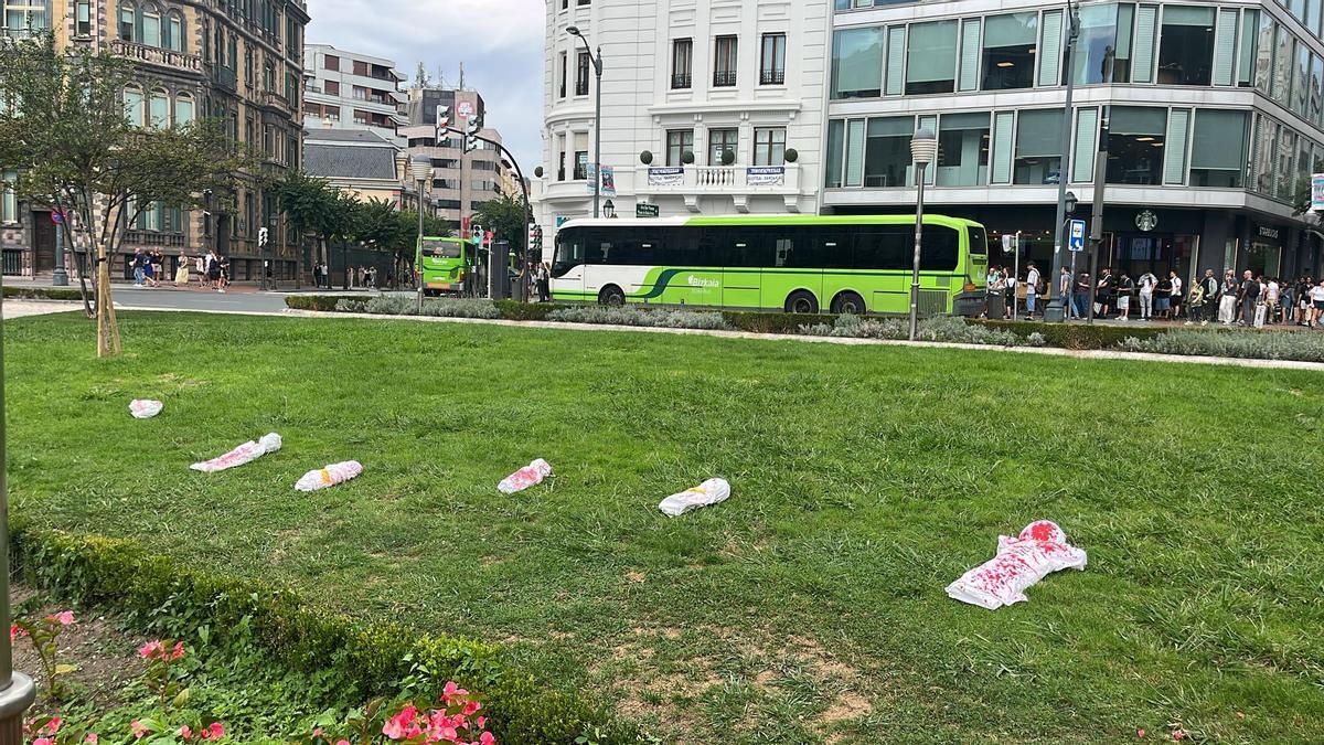 La acción en la Playa Moyúa se ha desarrollado durante la mañana del viernes