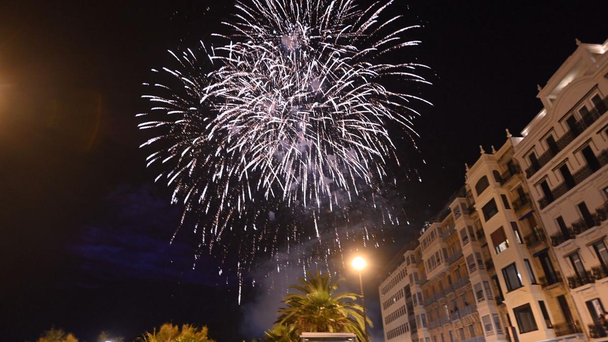 Pirotecnia alemana IP Innovative, en el 60º Concurso de Fuegos Artificiales de Donostia