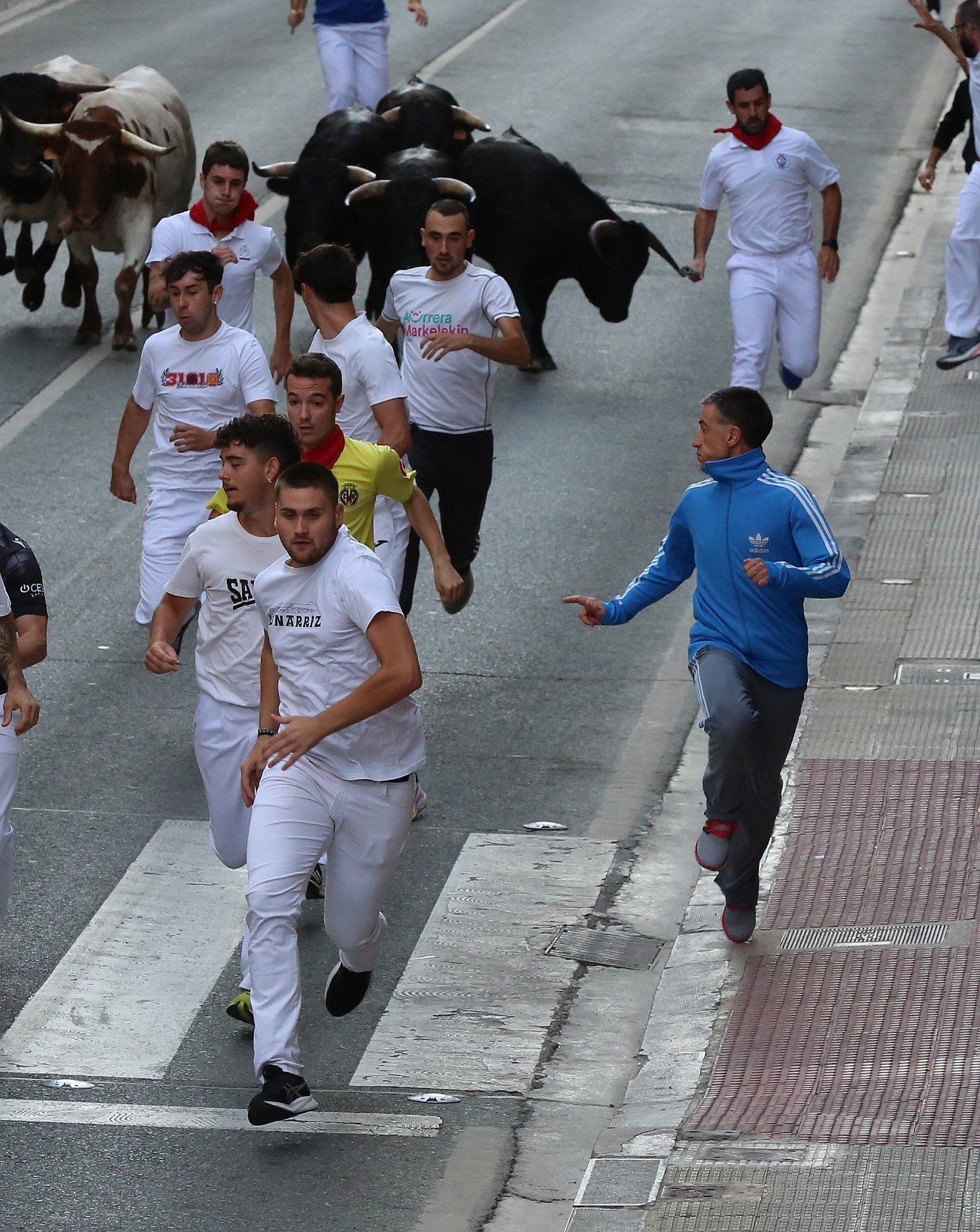 Fotos del cuarto encierro de fiestas de Tafalla 2025