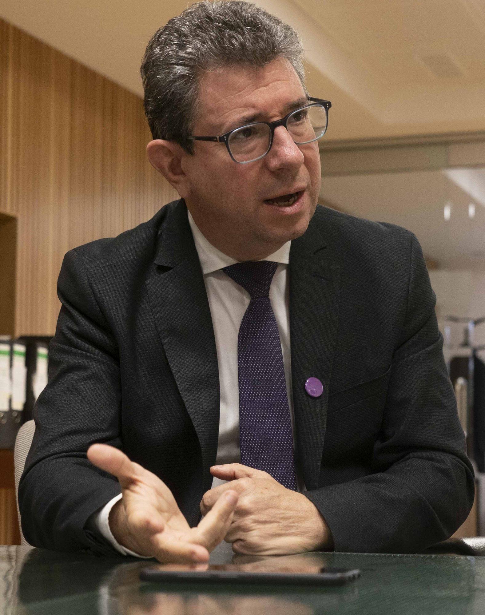 Gurtubai, durante la entrevista con NOTICIAS DE ÁLAVA.