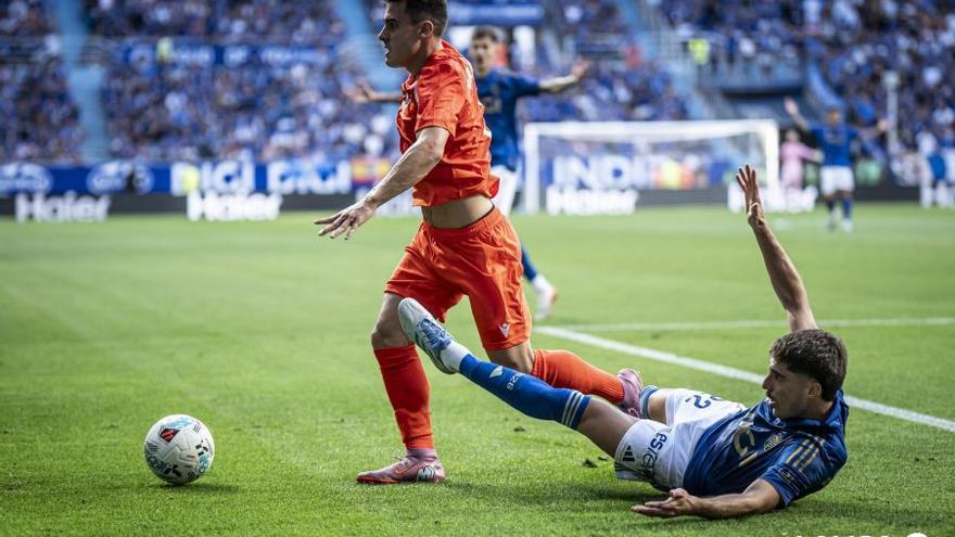 Oviedo-Real: Arranca la segunda mitad (1-0)