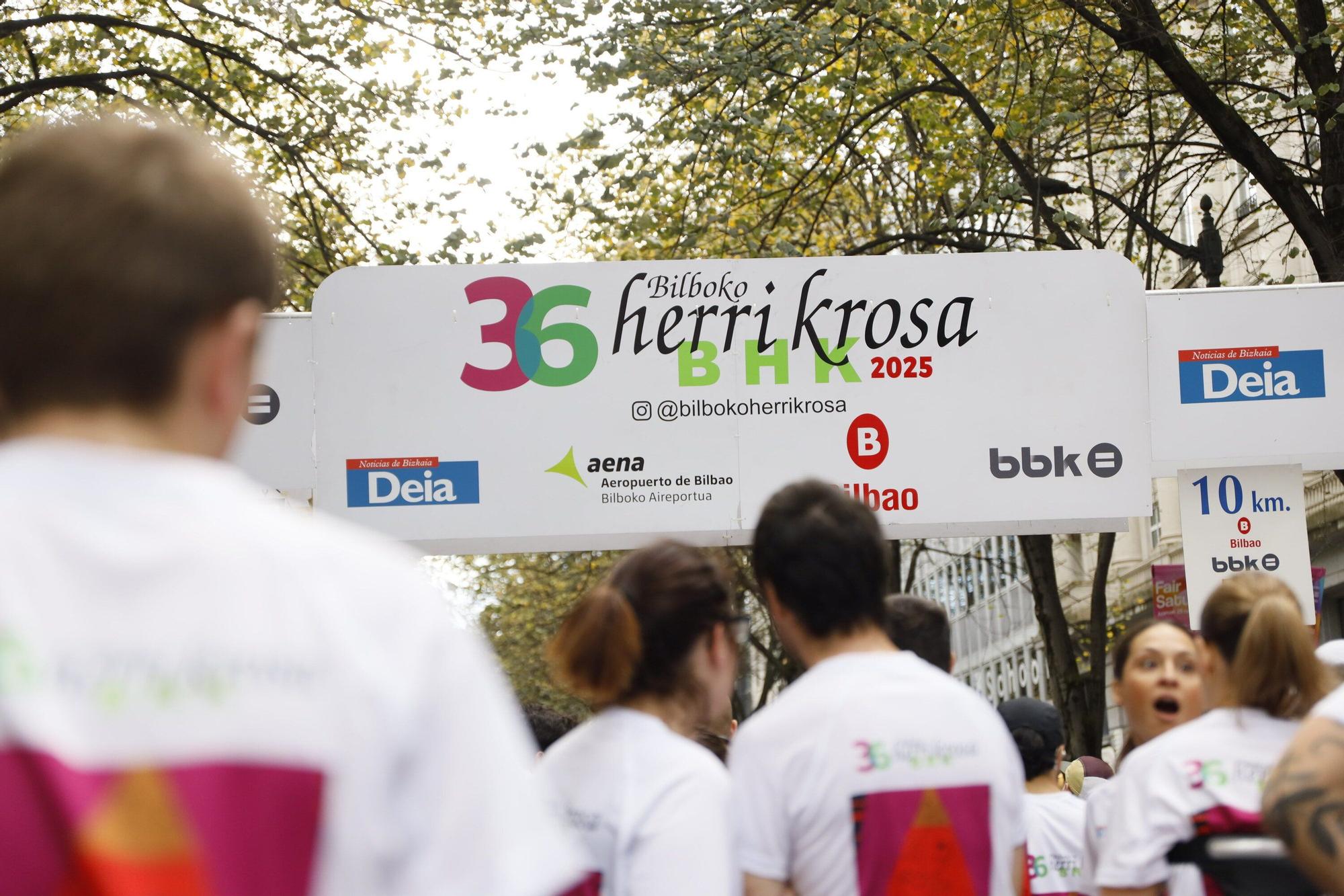 En imágenes: la Herri Krosa calienta motores en Bilbao