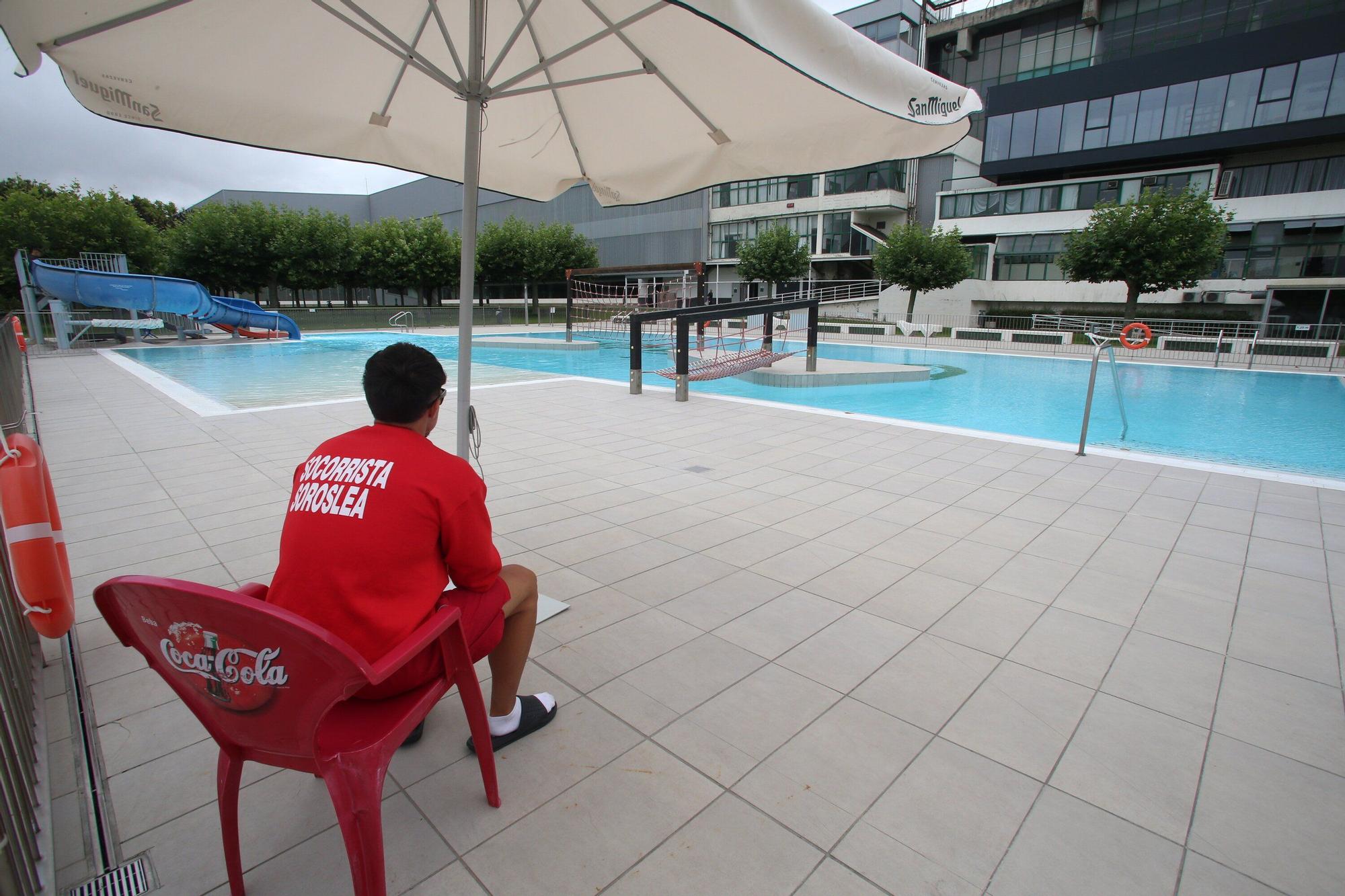 El mal tiempo afecta a las piscinas